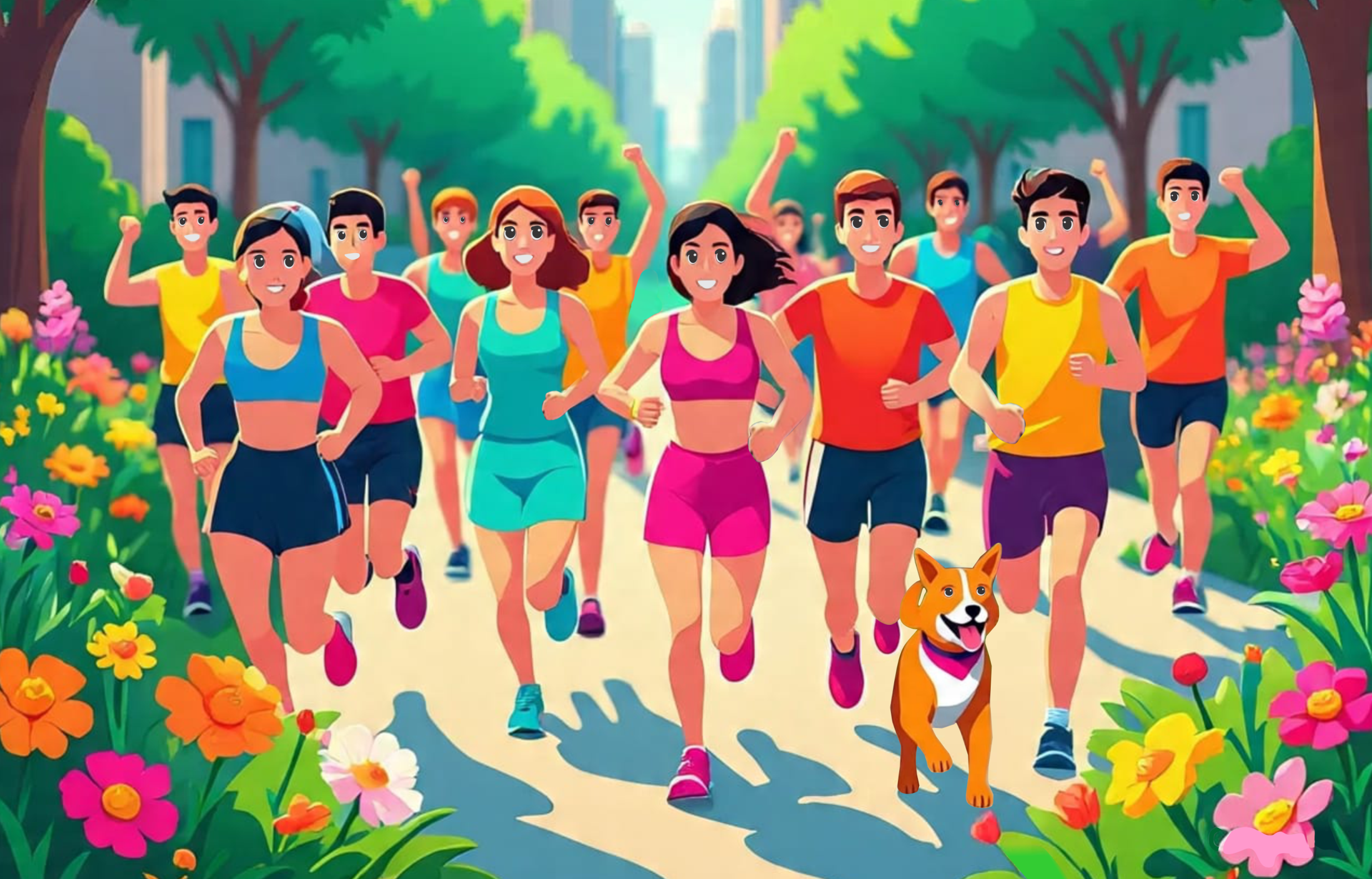 Portada Carrera Haz el Bien con flores